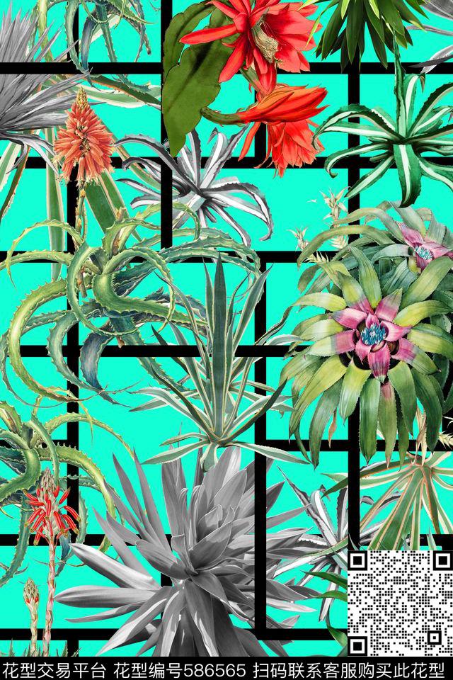 叶子男装女装数码印花华亿平台下载（图片编号: 586565） - 瓦栏（Walan）