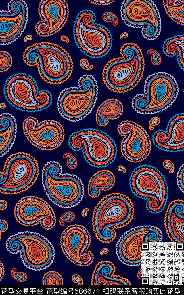 雕印华亿平台民族风0分色区传统印花华亿平台下载（图片编号: 586671） - 瓦栏（Walan）