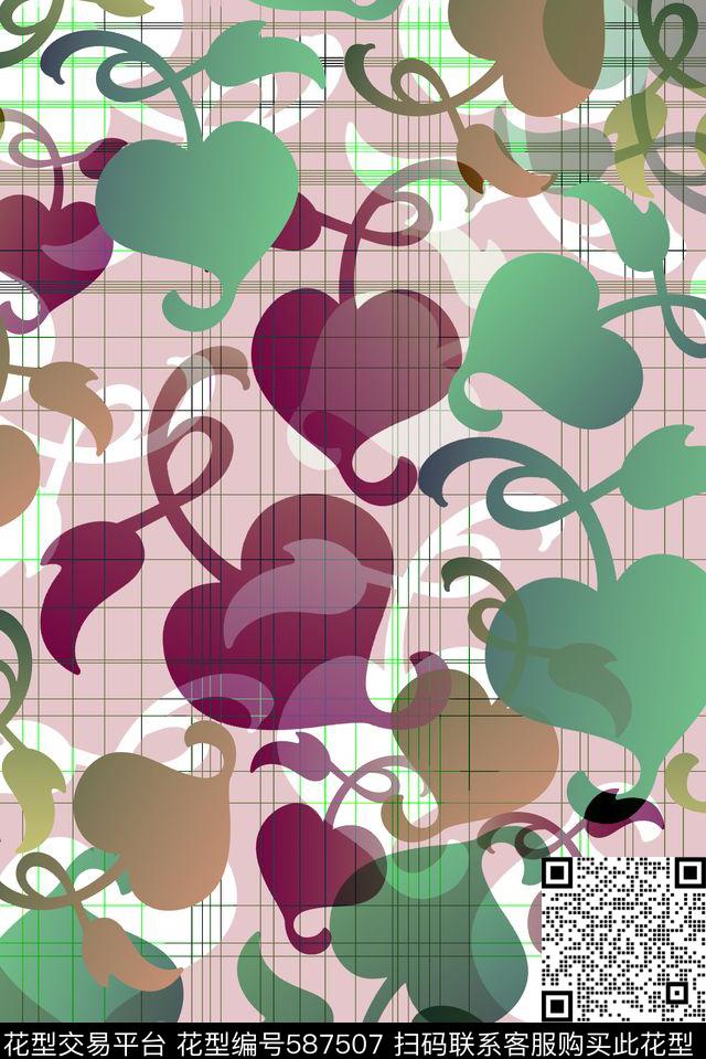 零点--女装经典复古数码印花华亿平台下载（图片编号: 587507） - 瓦栏（Walan）