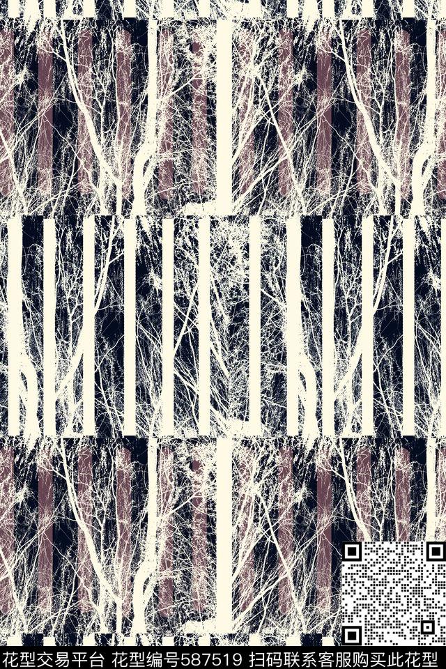 原创创意想象传统印花华亿平台下载（图片编号: 587519） - 瓦栏（Walan）