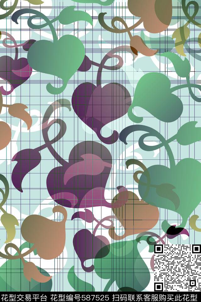 零点--女装经典复古数码印花华亿平台下载（图片编号: 587525） - 瓦栏（Walan）