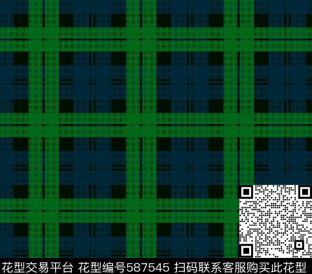 格子视觉传统印花华亿平台下载（图片编号: 587545） - 瓦栏（Walan）