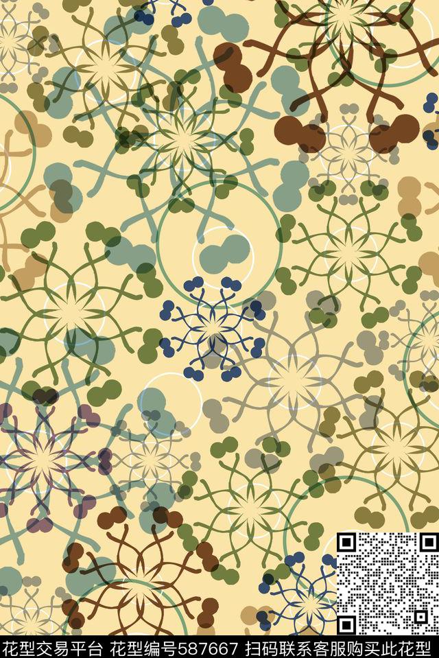 零点--女装零点--传统新潮数码印花华亿平台下载（图片编号: 587667） - 瓦栏（Walan）