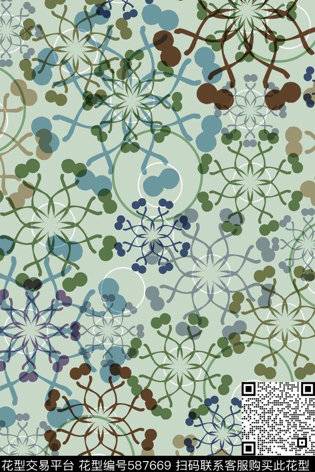 零点--女装零点--传统新潮数码印花华亿平台下载（图片编号: 587669） - 瓦栏（Walan）