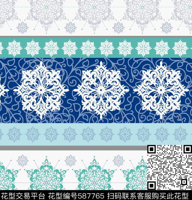 创意民族风传统印花华亿平台下载（图片编号: 587765） - 瓦栏（Walan）