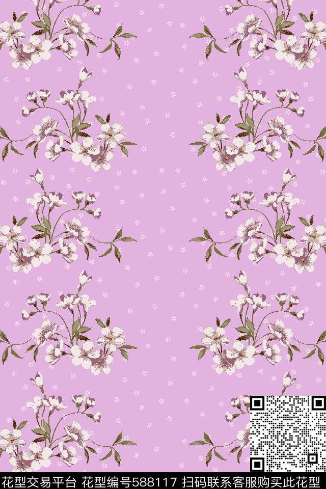 田园风小碎花传统印花华亿平台下载（图片编号: 588117） - 瓦栏（Walan）