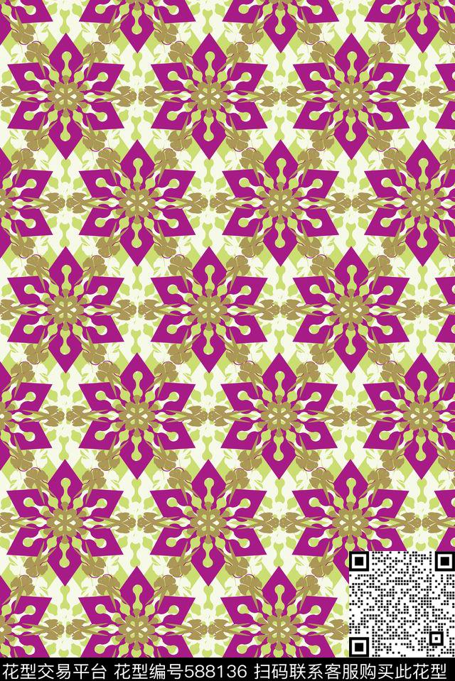 零点--女装零点--传统民族风传统印花华亿平台下载（图片编号: 588136） - 瓦栏（Walan）