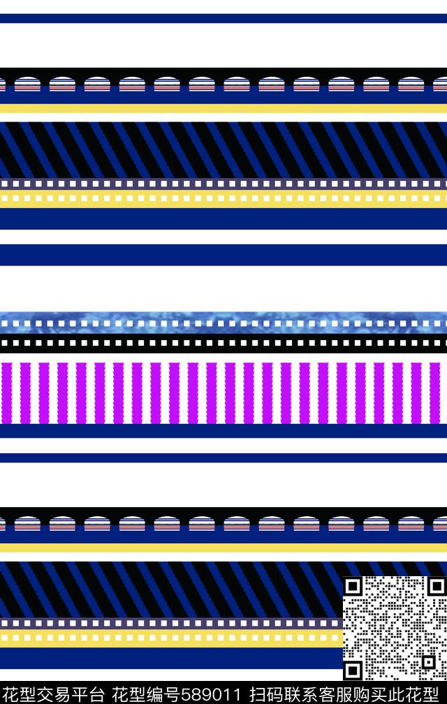 民族几何扎染传统印花华亿平台下载（图片编号: 589011） - 瓦栏（Walan）