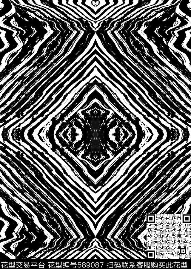 男装外套男装衬衫不规则几何传统印花华亿平台下载（图片编号: 589087） - 瓦栏（Walan）