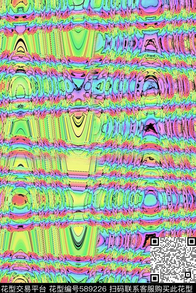 零点--童装零点--泳装色彩数码印花华亿平台下载（图片编号: 589226） - 瓦栏（Walan）