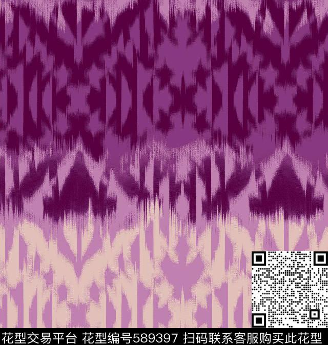 抽象几何传统印花华亿平台下载（图片编号: 589397） - 瓦栏（Walan）