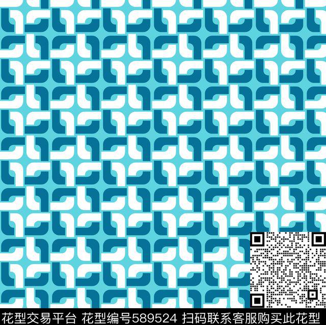 几何时尚大牌传统印花华亿平台下载（图片编号: 589524） - 瓦栏（Walan）