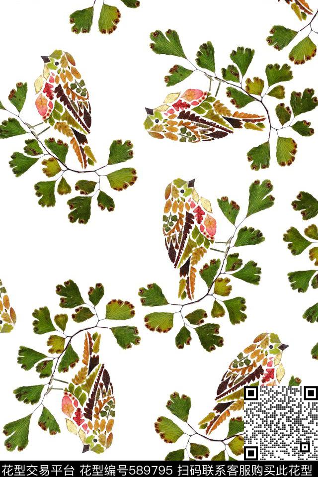 时尚大牌欧美风格动物清新时尚数码印花华亿平台下载（图片编号: 589795） - 瓦栏（Walan）