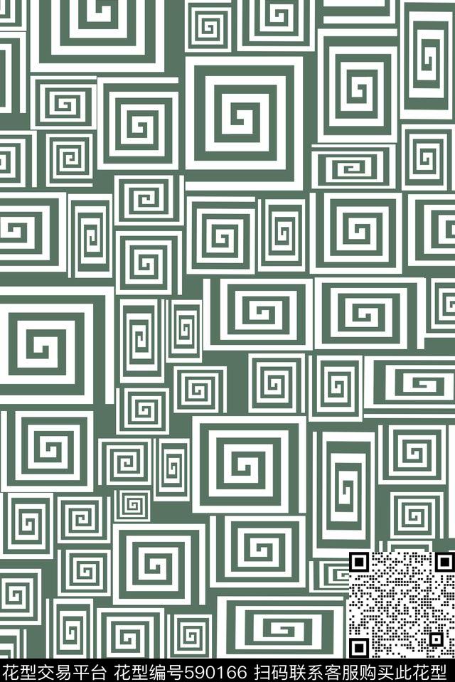 零点--女装零点--传统几何传统印花华亿平台下载（图片编号: 590166） - 瓦栏（Walan）