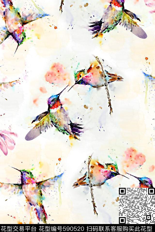 抽象几何清爽梦幻艺术平底立体手绘满版最新高清数码蕾丝民族中国风绣花珠宝肌理时尚潮

流大牌复古欧美风女装衬衫女装裙手绘水彩纹理数码印花华亿平台下载（图片编号: 590520） - 瓦栏（Walan）