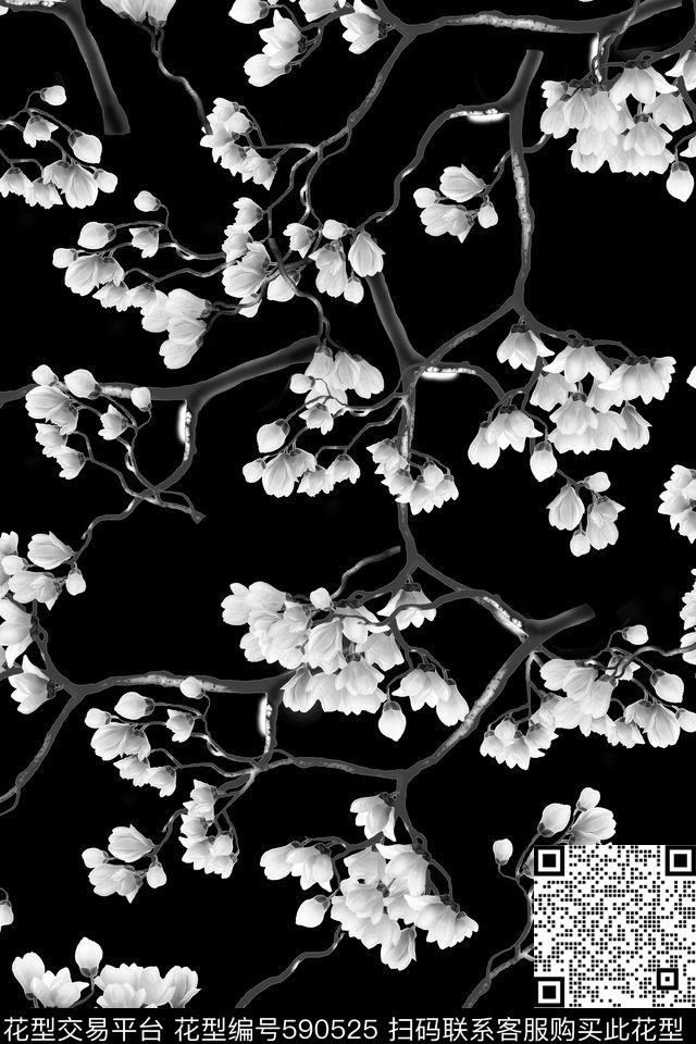 小碎花数码印花华亿平台下载（图片编号: 590525） - 瓦栏（Walan）