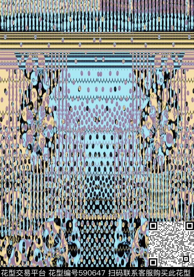 肌理满版中老年传统印花华亿平台下载（图片编号: 590647） - 瓦栏（Walan）