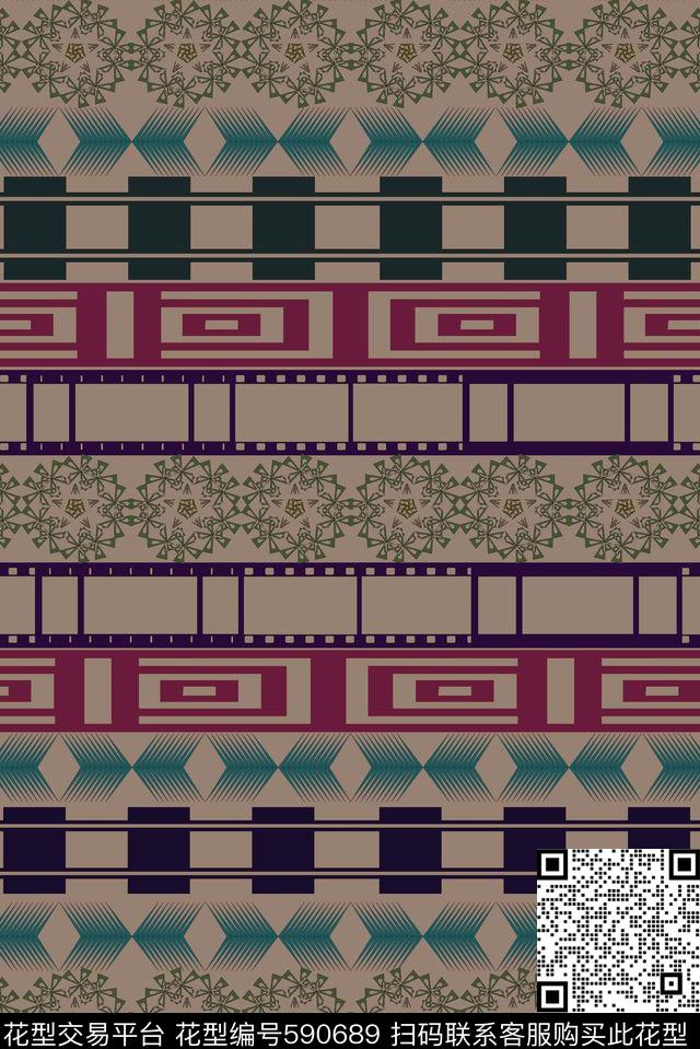 零点--传统零点--家纺民族风数码印花华亿平台下载（图片编号: 590689） - 瓦栏（Walan）