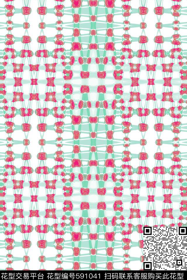 抽象图案迷彩花卉多色梦幻数码印花华亿平台下载（图片编号: 591041） - 瓦栏（Walan）