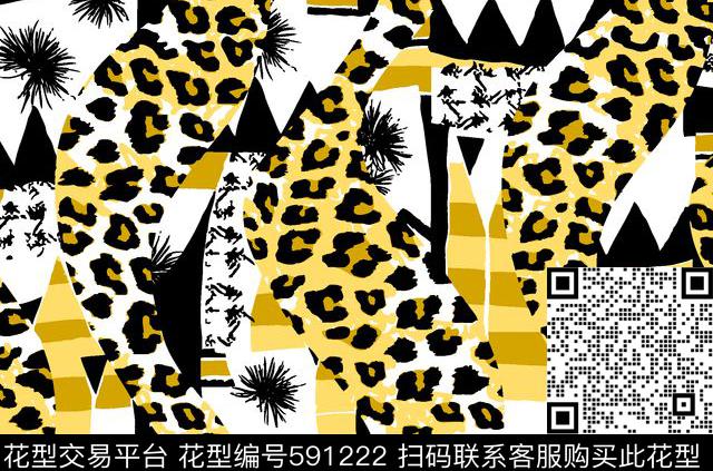 时尚潮流动物纹传统印花华亿平台下载（图片编号: 591222） - 瓦栏（Walan）