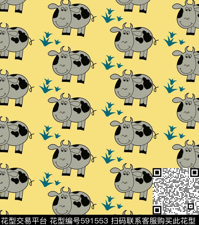 分色动漫手绘传统印花华亿平台下载（图片编号: 591553） - 瓦栏（Walan）