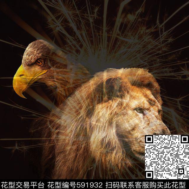 T恤夹克外套连衣裙潮流时尚虎头数码印花华亿平台下载（图片编号: 591932） - 瓦栏（Walan）