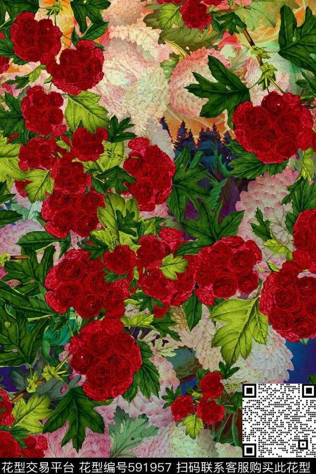 民族风波西米亚趣味数码印花华亿平台下载（图片编号: 591957） - 瓦栏（Walan）