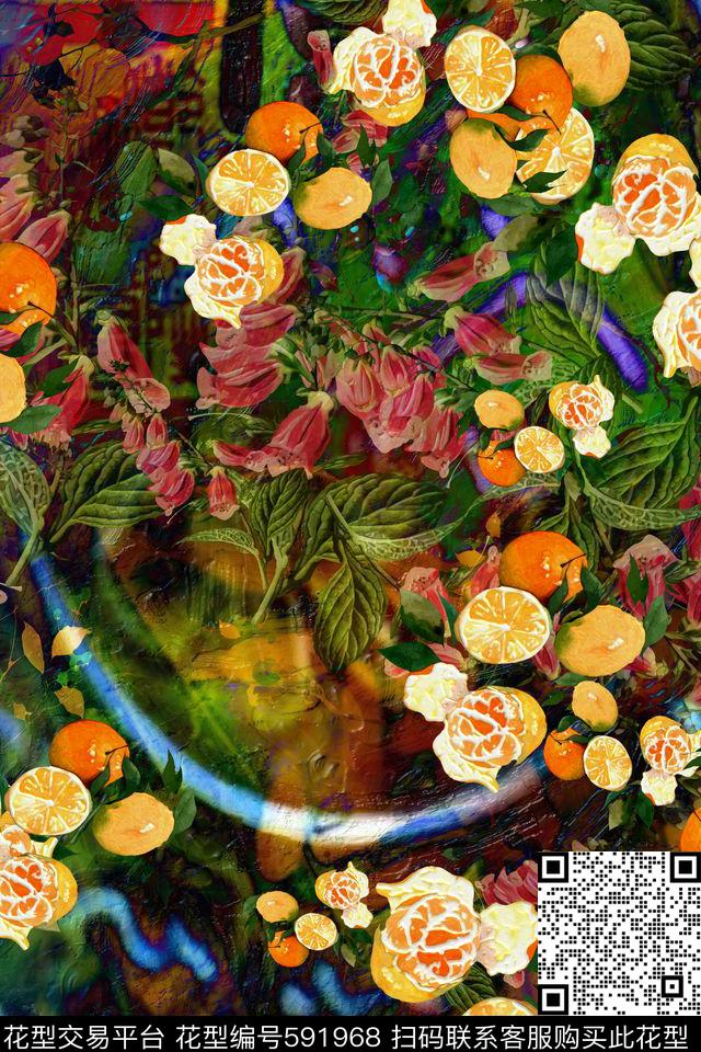 民族风波西米亚趣味数码印花华亿平台下载（图片编号: 591968） - 瓦栏（Walan）