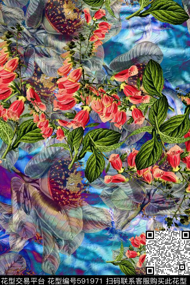 中国风趣味民族风数码印花华亿平台下载（图片编号: 591971） - 瓦栏（Walan）