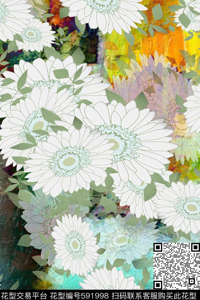 连衣裙半身裙衬衫趣味数码印花华亿平台下载（图片编号: 591998） - 瓦栏（Walan）