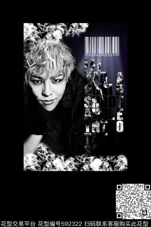 时尚人物男装数码印花华亿平台下载（图片编号: 592322） - 瓦栏（Walan）