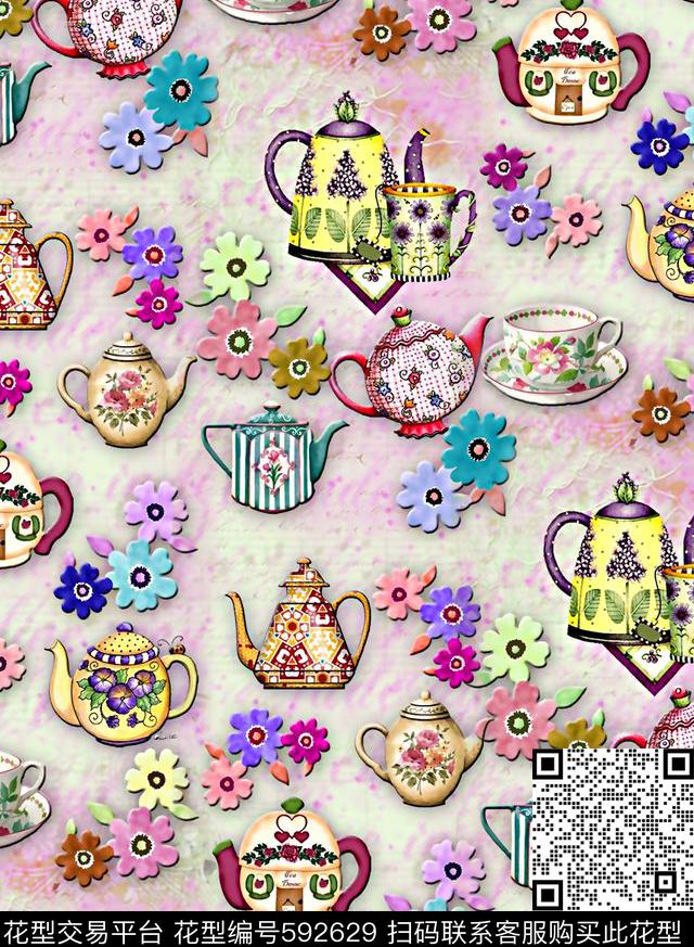 抽象几何清爽梦幻艺术平底立体手绘满版最新高清数码蕾丝民族中国风绣花珠宝肌理时尚潮

流大牌复古欧美风女装外套女装裙小碎花数码印花华亿平台下载（图片编号: 592629） - 瓦栏（Walan）