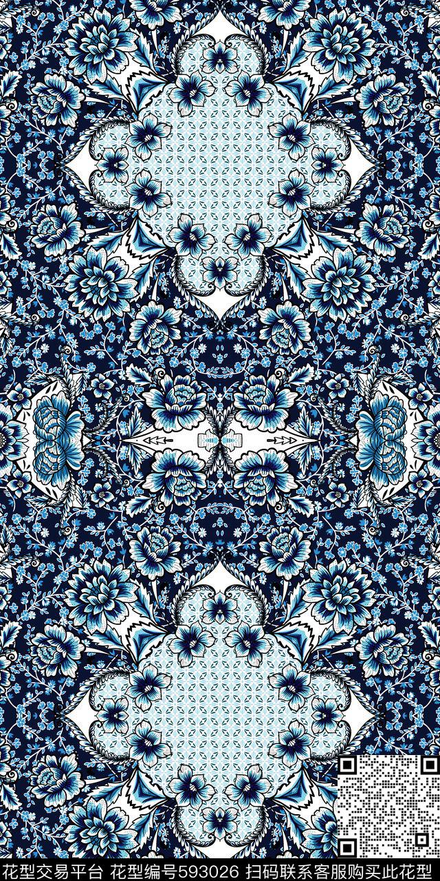 波西米亚部落风传统实色传统印花华亿平台下载（图片编号: 593026） - 瓦栏（Walan）