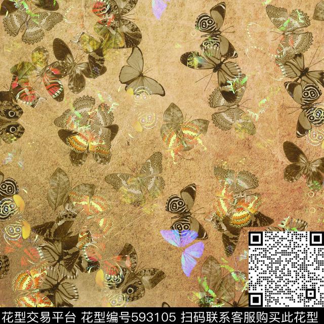 坯布个性原创数码印花华亿平台下载（图片编号: 593105） - 瓦栏（Walan）