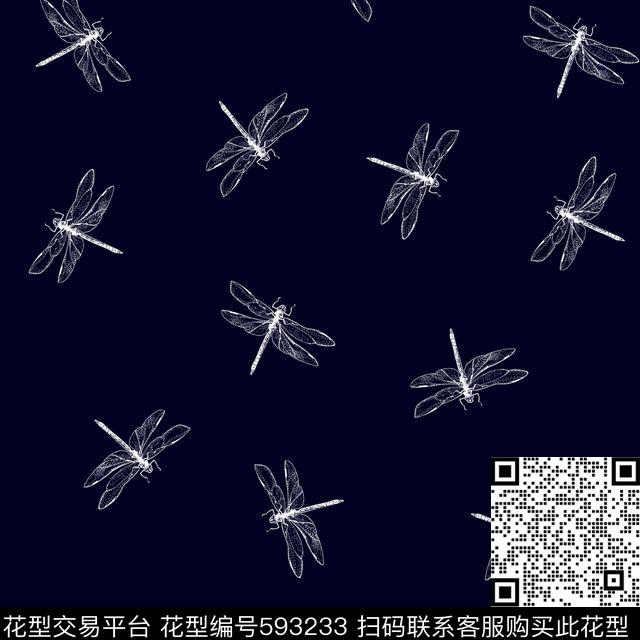 衬衫华亿平台昆虫数码印花华亿平台下载（图片编号: 593233） - 瓦栏（Walan）