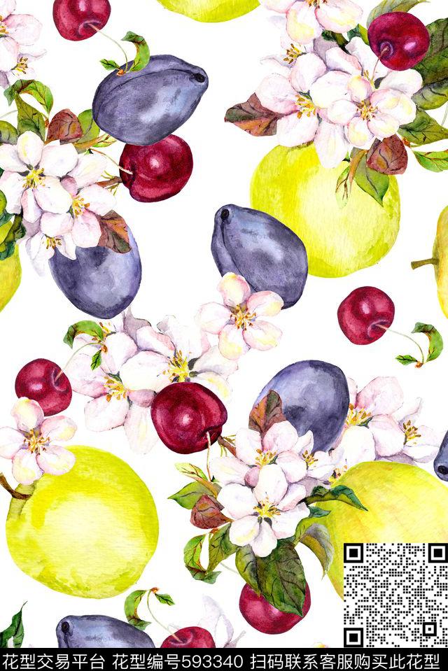 花朵小碎花花卉数码印花华亿平台下载（图片编号: 593340） - 瓦栏（Walan）