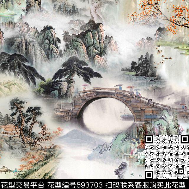 民族风此华亿平台为1/2跳接。数码印花华亿平台下载（图片编号: 593703） - 瓦栏（Walan）