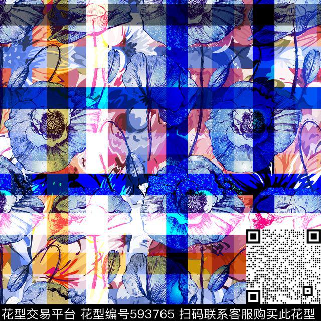 坯布原创个性数码印花华亿平台下载（图片编号: 593765） - 瓦栏（Walan）