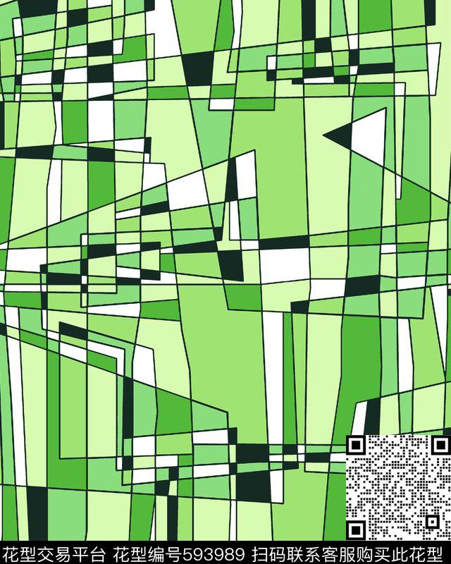 几何格子抽象传统印花华亿平台下载（图片编号: 593989） - 瓦栏（Walan）