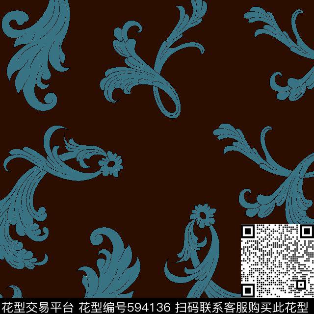 花卉乱花范思哲versace传统印花华亿平台下载（图片编号: 594136） - 瓦栏（Walan）