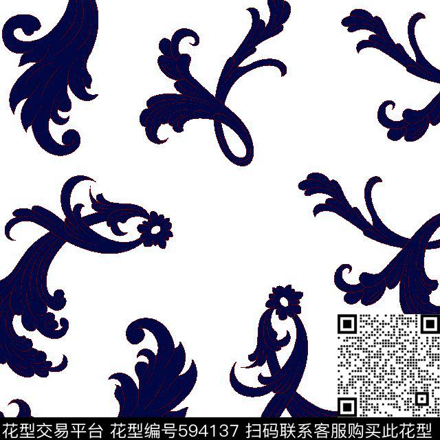 花卉乱花范思哲versace传统印花华亿平台下载（图片编号: 594137） - 瓦栏（Walan）