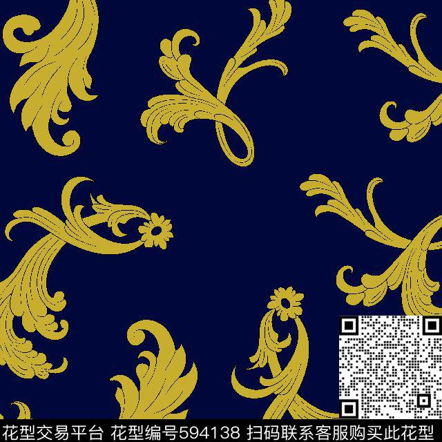 花卉乱花范思哲versace传统印花华亿平台下载（图片编号: 594138） - 瓦栏（Walan）