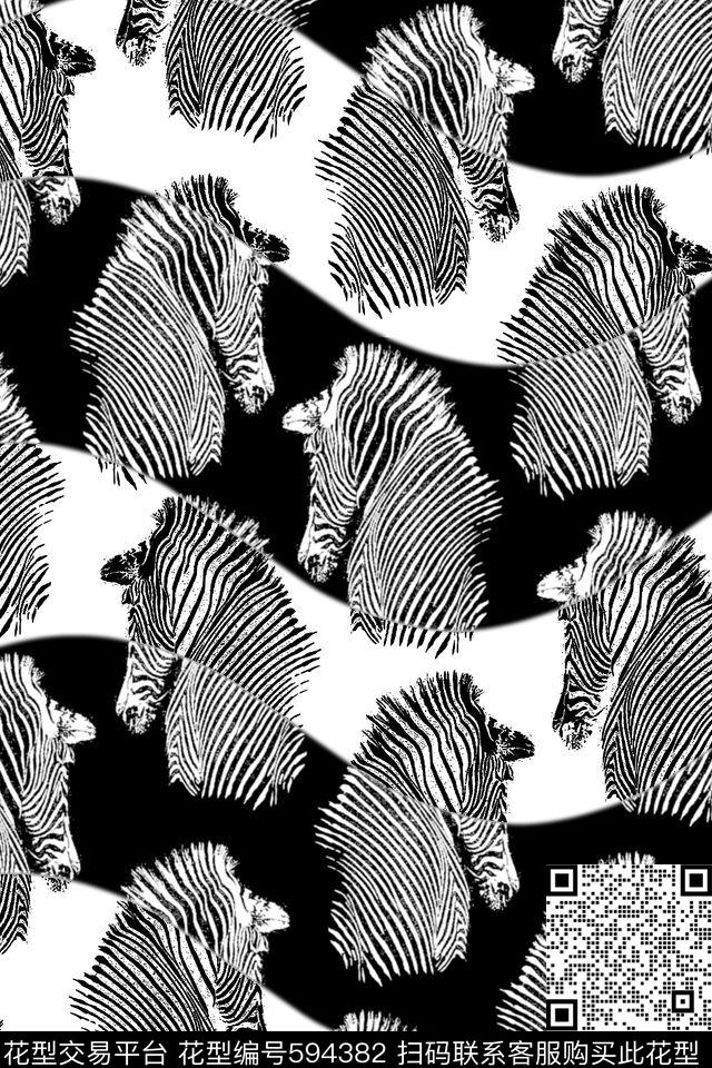 时尚波浪纹条子波浪纹传统印花华亿平台下载（图片编号: 594382） - 瓦栏（Walan）