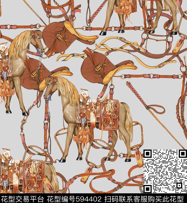 时尚大牌时尚女装复古数码印花华亿平台下载（图片编号: 594402） - 瓦栏（Walan）