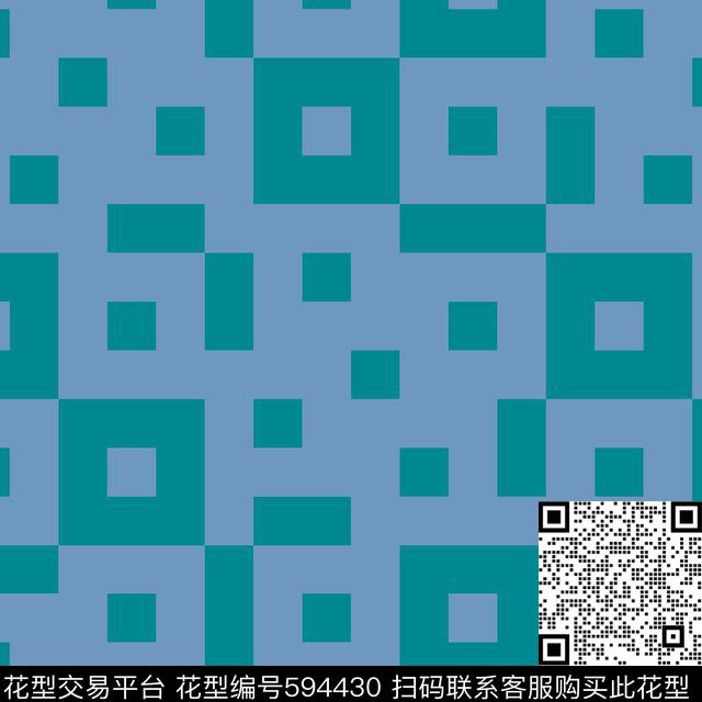 小方块马赛克色块传统印花华亿平台下载（图片编号: 594430） - 瓦栏（Walan）