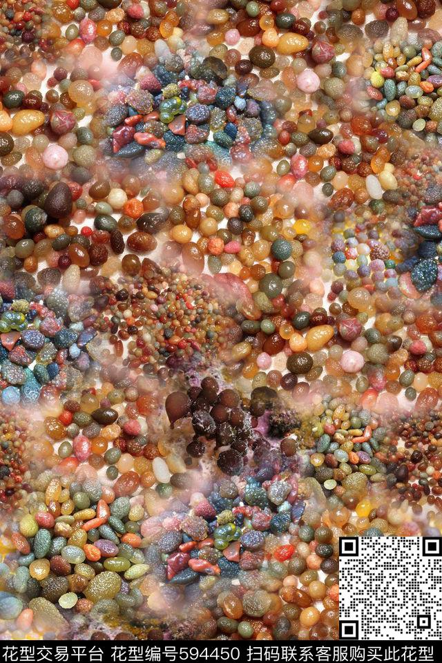 趣味石头玛瑙数码印花华亿平台下载（图片编号: 594450） - 瓦栏（Walan）