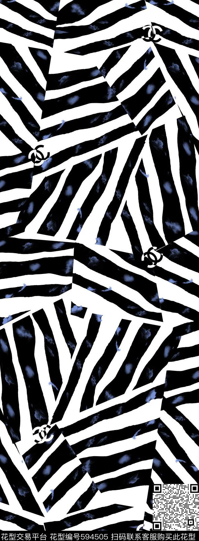 不规则几何色块围巾华亿平台数码印花华亿平台下载（图片编号: 594505） - 瓦栏（Walan）