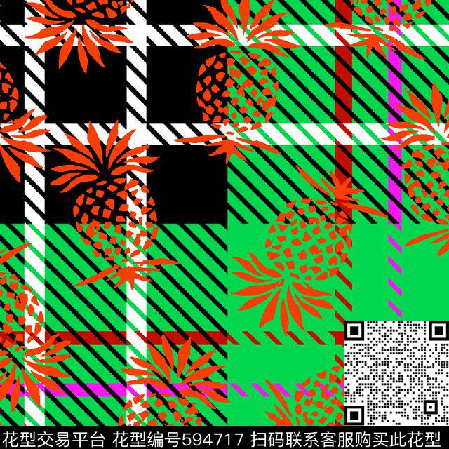 热带面料家纺传统印花华亿平台下载（图片编号: 594717） - 瓦栏（Walan）