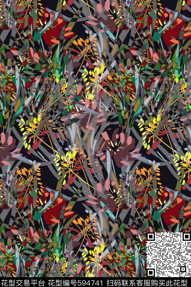 花卉纹理小碎花传统印花华亿平台下载（图片编号: 594741） - 瓦栏（Walan）