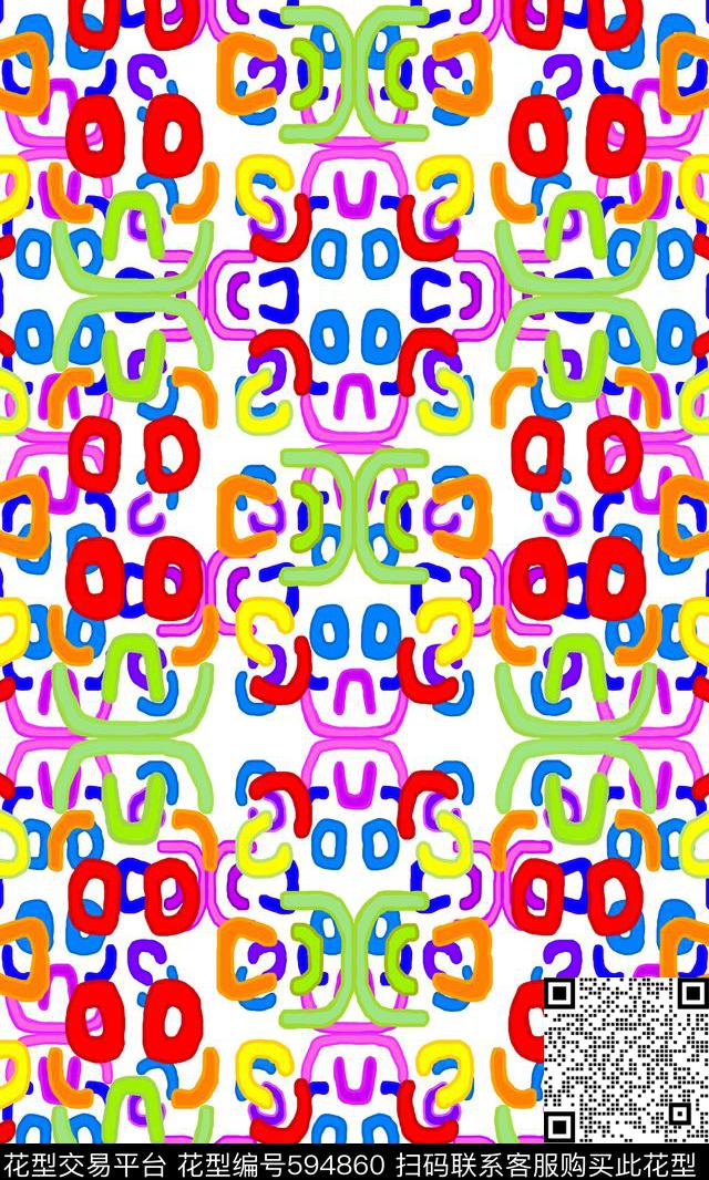 几何线条几何图案格子图案数码印花华亿平台下载（图片编号: 594860） - 瓦栏（Walan）